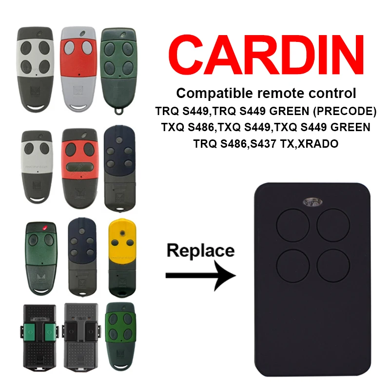 CARDIN S435 S449 S486 433 МГц 868 пульт дистанционного управления дверь гаража клон Карден