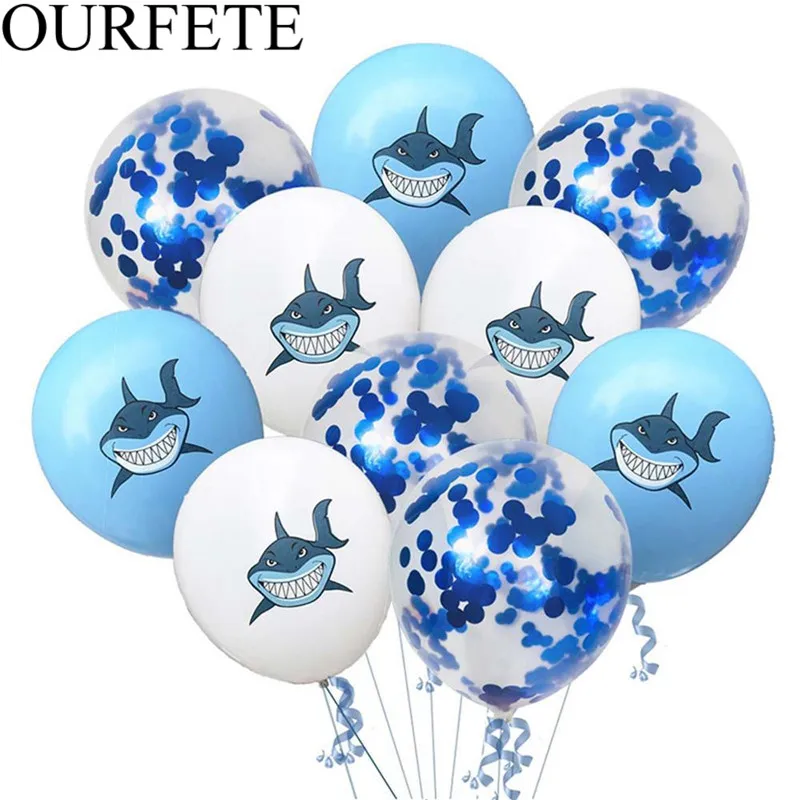 10 шт. 12 дюймовые латексные воздушные шары вечерние на тему морской тематики