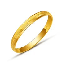 pure 14k gold bangles jewelry for women never fade gold jewellery pulseira feminina bizuteria wedding 14 k gold trendy bangles