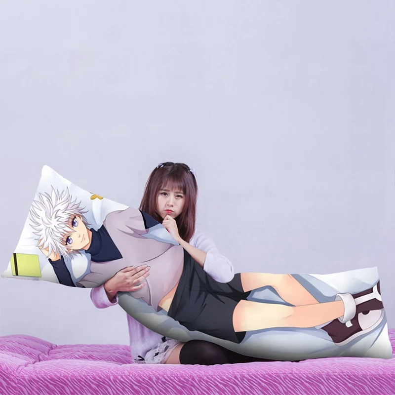 Наволочка Killua Zoldyck Kurapika Hisoka Kulolo Dakimakura в стиле аниме обнимающая