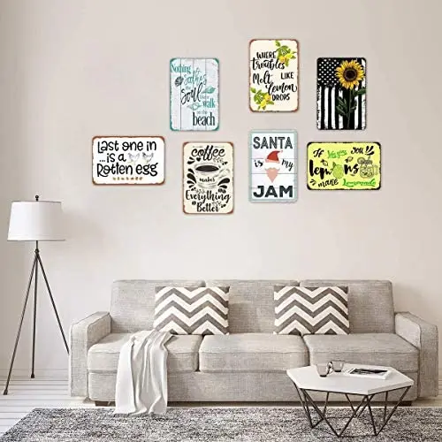 

Customizable Kauai Retro Metal Tin Sign Vintage Aluminum Sign for Home Coffee Shop Bedroom Wall Decoration Plaque 8x12 Inches