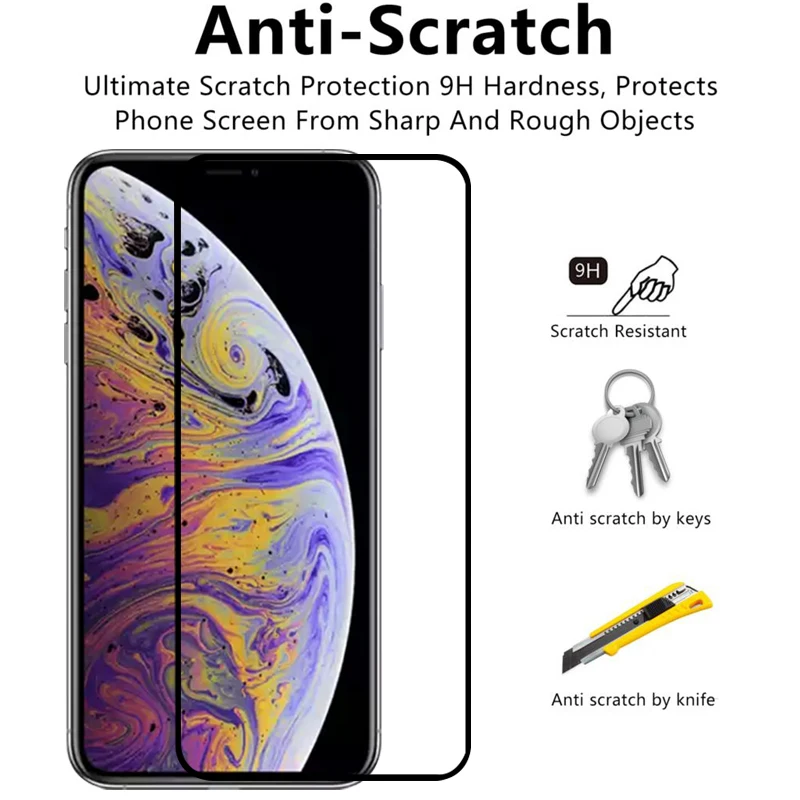 Защитное стекло для iphone xs max защита экрана закаленное x s sx mas xsmax защитная пленка 6 5