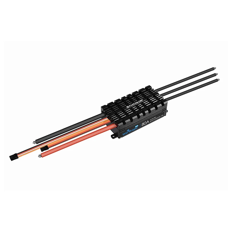 

Контроллер скорости FLYCOLOR WinDragon ESC 2-6S, 80 А, поддержка Wi-Fi, приложение для программирования, 10 А, регулируемый BEC для гоночного дрона на ру