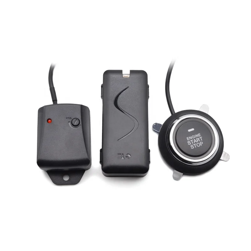 

GSM GPS smart remote engine starter start stop pke keyless entry car alarm alarms system