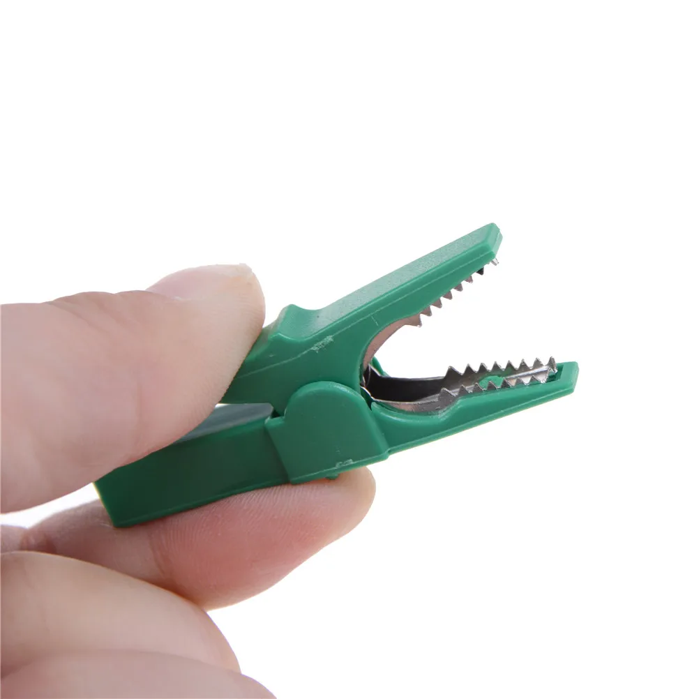 

2pcs/lot Quality New Alligator Clips Crocodile Clips Cable Lamp for banana plug connector 55mm hot sale