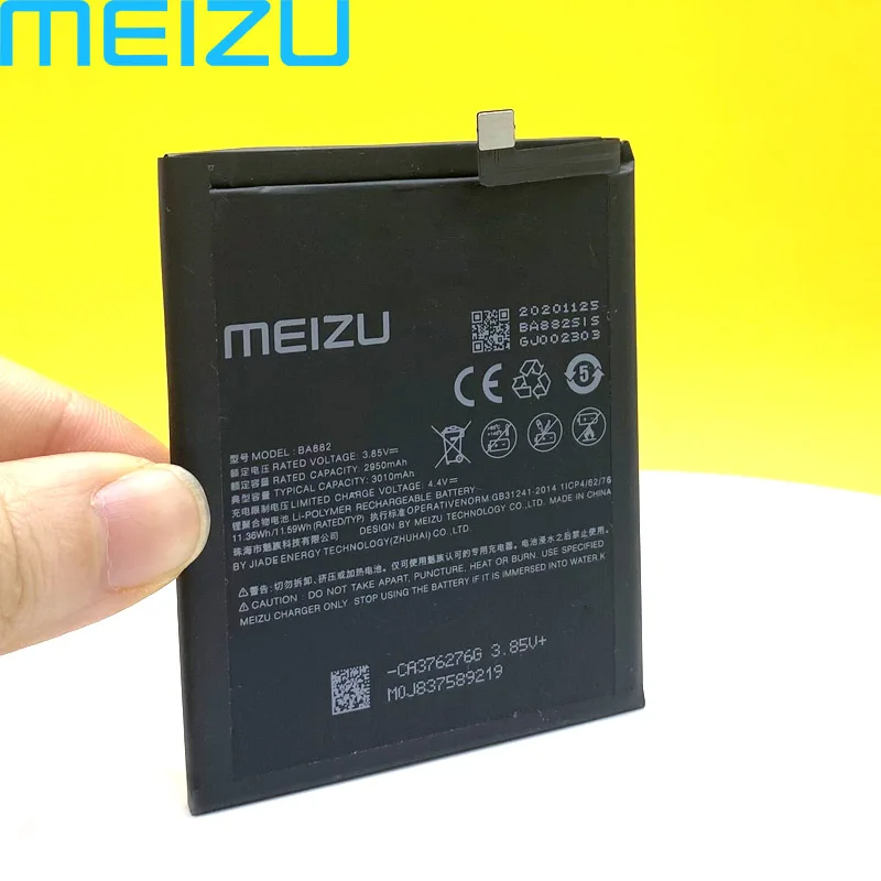 Аккумулятор Meizu BA882 100% оригинал 3010 мА/ч для телефона 16 16TM 16TH новейшая продукция