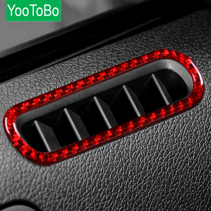 Для автомобильного интерьера Ford Mustang 2009 2013 автомобильные наклейки из углеродного