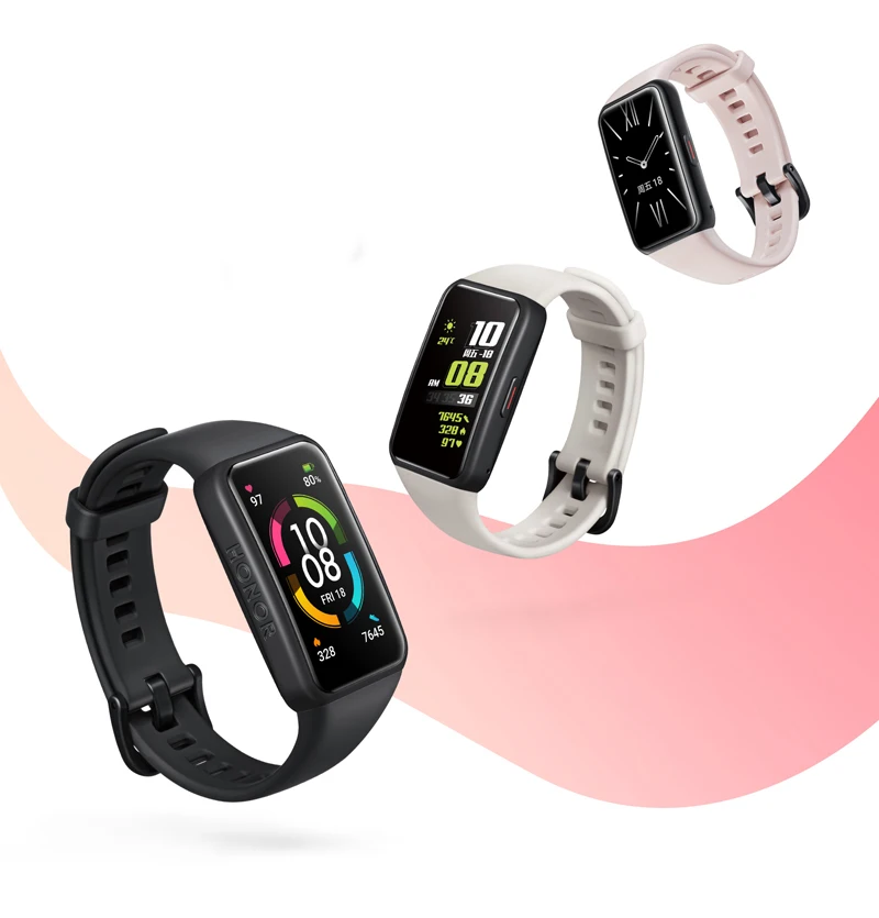 Оригинальный Смарт браслет Honor Band 6 1 47 дюйма Водонепроницаемый Фитнес с Bluetooth