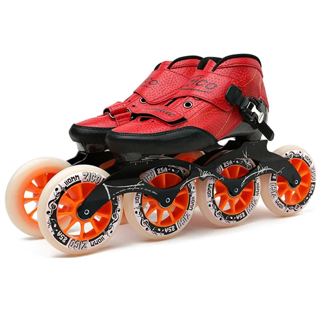 Outdoor Speed Racing Long Street Trace Asphalt Road Inline Speed Skates Shoes Carbon Fiber Adults Kids Sport Roller Patines EU48 4