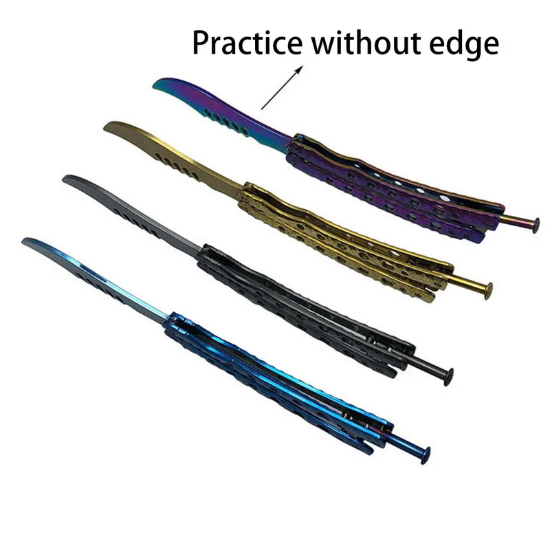 CS GO нож бабочка из нержавеющей стали складной бабочка|Ножи| |