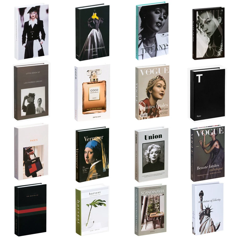 Роскошный дом ящик для хранения украшений Современное украшение дома поддельные