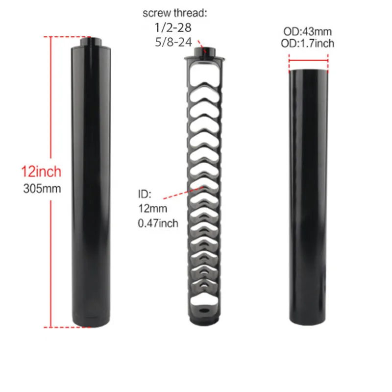 Автомобильный топливный фильтр ловушка для растворителя 6 10 12 дюймов титановый