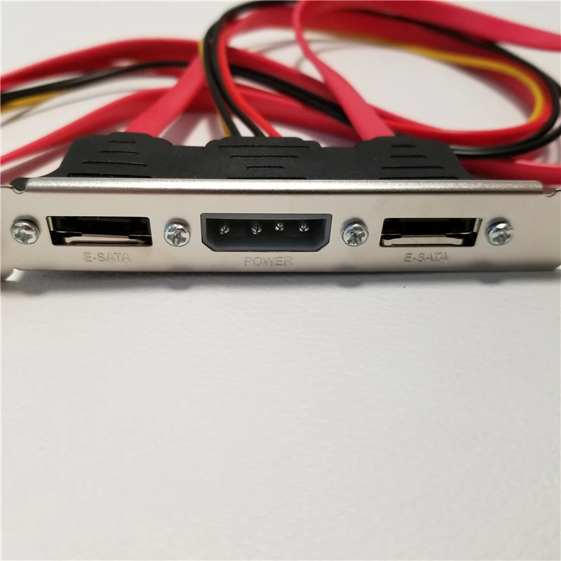 SATA в eSATA с 4Pin IDE Molex адаптер питания конвертер карта полный профиль высоты для