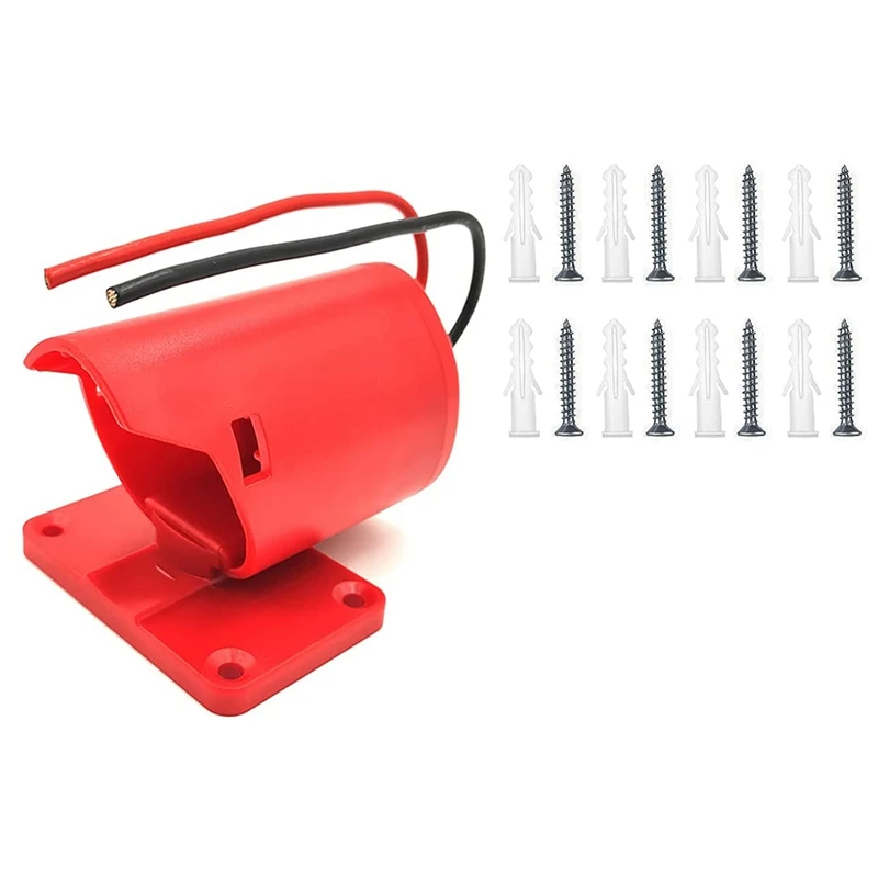 

M12 Battery Adapter, M12 12V Battery Dock Holder Power Connector Adapter,Wall Mount Power Wheels Adaptor DIY Power Tools