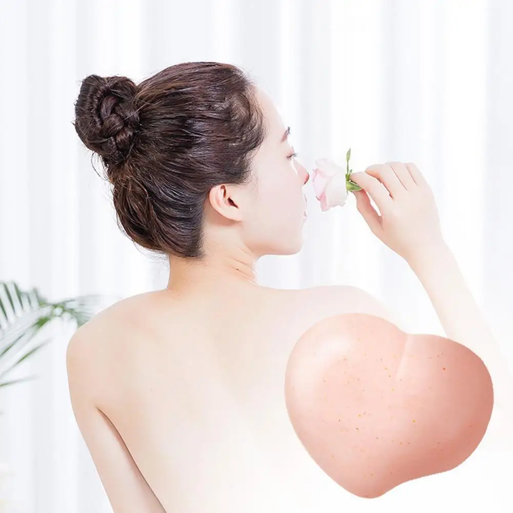 

New Honey Peach Beauty Buttocks PP Soap Wash Face Soap Mite Love Clear Wash Soap Bath Soap Handmade Face Soap Bath E3P3