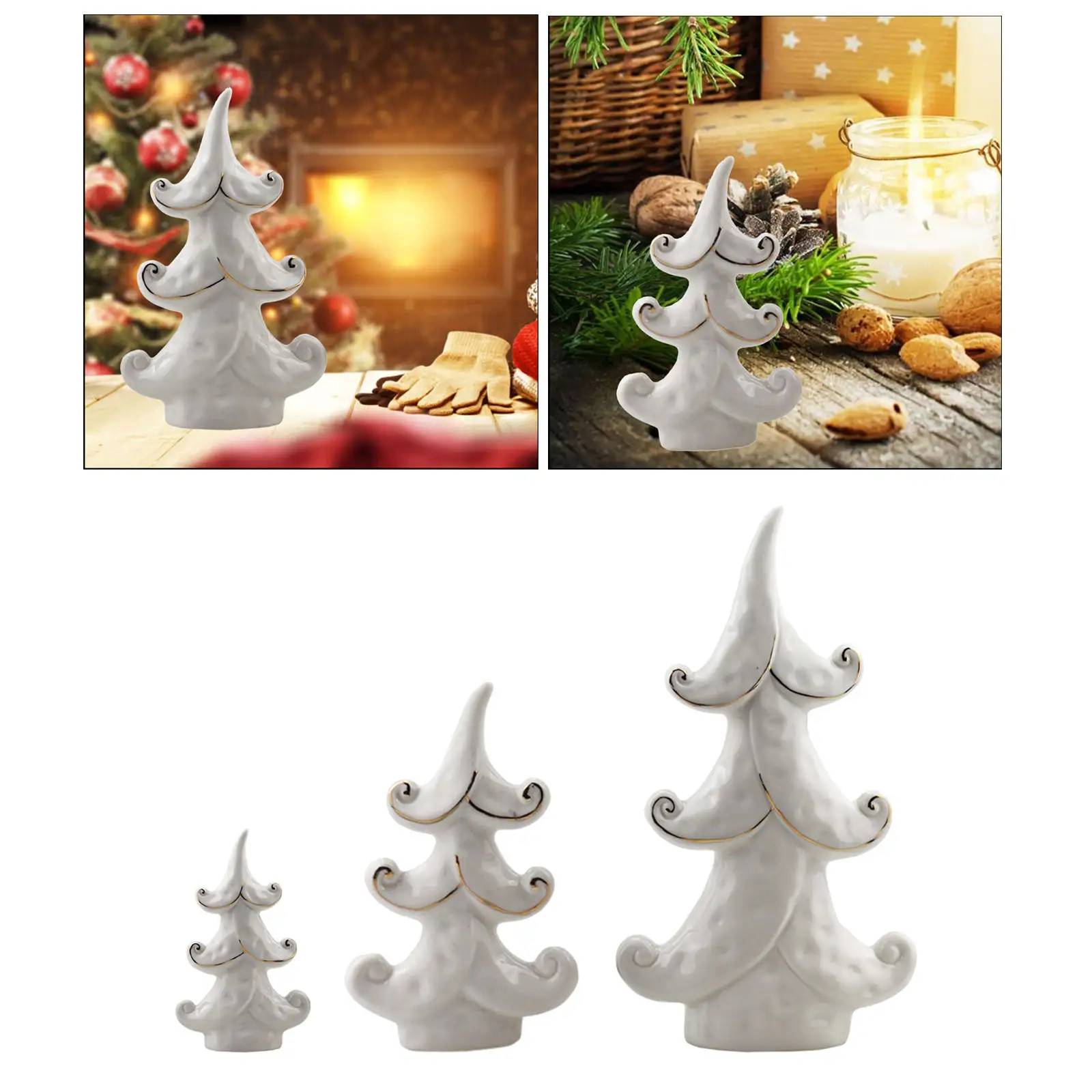 

Nordic Christmas Tree Statue Tealight Candle Holder for Living Room Hotel Home Office Art Candlestick Decoration Birthday Gift