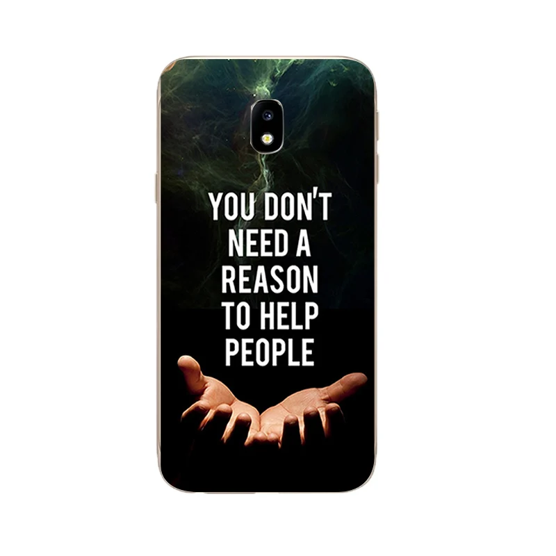 Чехлы из ТПУ для Samsung Galaxy S8/S8 Plus чехол телефона J3 J5 J7 2017 Prime с черными буквами|case for