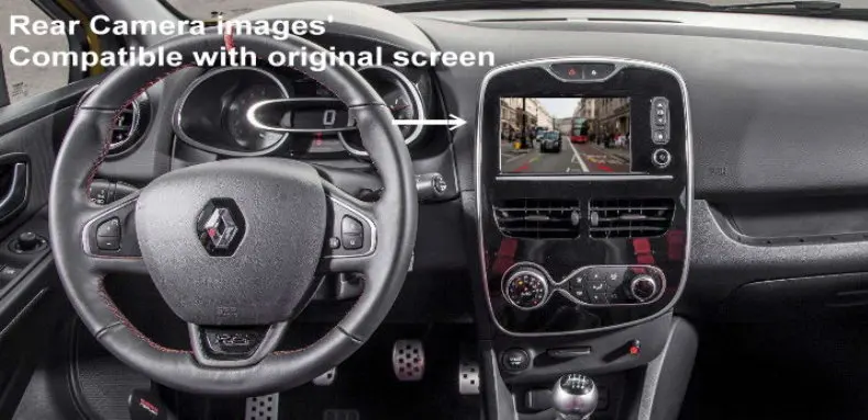 Для Renault Clio 4 IV 2012~ RCA и экран, совместимый с камерой заднего вида автомобиля