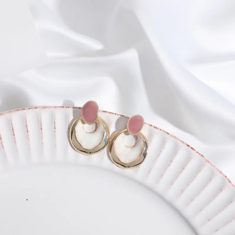

60pcs/ lote Circle earrings for women Wholesale lots Gifts for women fashion designer goth statement earrings bridesmaid gift