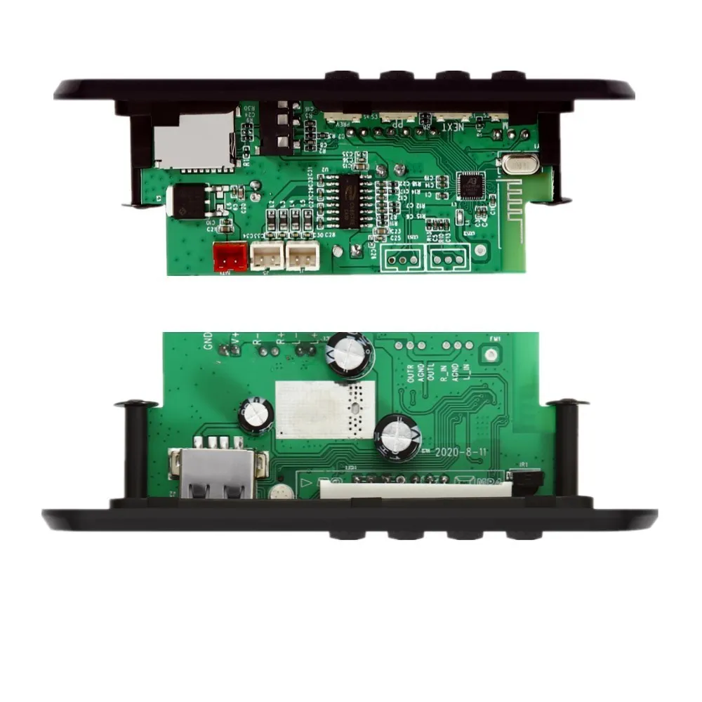 12 В 50 Вт усилитель MP3 декодер плата Bluetooth V5.0 Автомобильный MP3-плеер USB записывающий