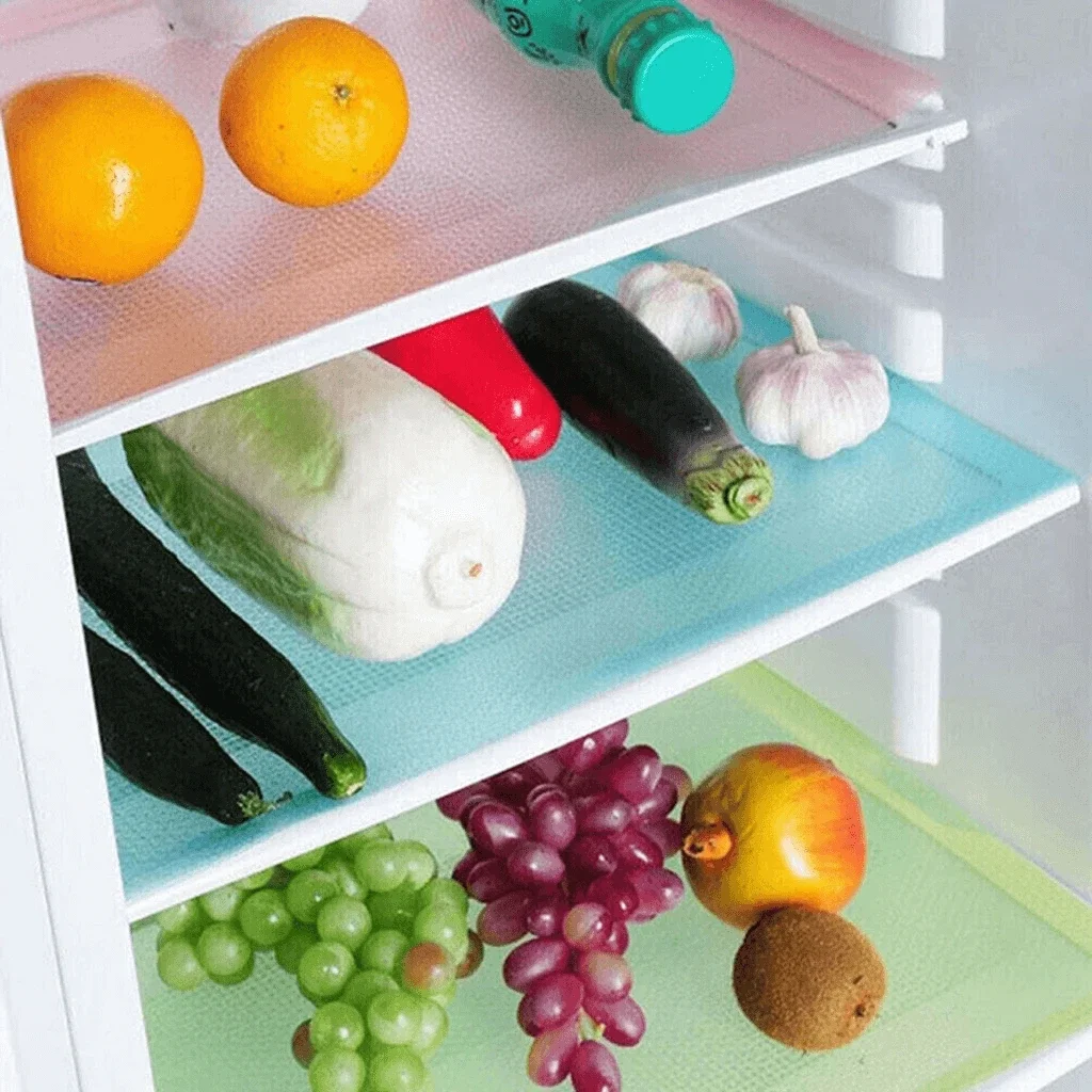 

practical Mildewproof and moistureproof waterproof cabinet mat refrigerator mat table pad silicone placemat kitchen accessories