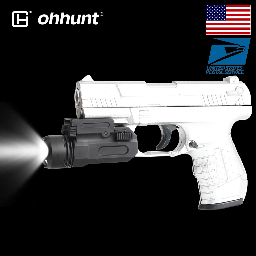 Ohhunt 150 люмен белый светильник тактический светодиодный вспышка Quick Release Уивер