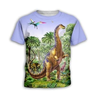 dinosaur 3d printed tshirts children shorts sleeve boy for girl summer t shirts funny animal kids tshirts 02