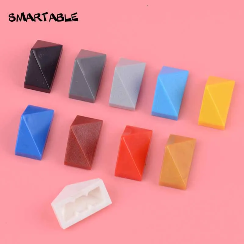 

Smartable Slope 45° 2x1 Triple with Inside Stud Holder Parts Building Blocks Toys Compatible All Brands 3048/15571 100pcs/lot