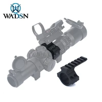 wadsn tactical 30mm scope mount picatinny rail for 8x optic sight riflescope high mount adapter rail hunting gun weapon parsts