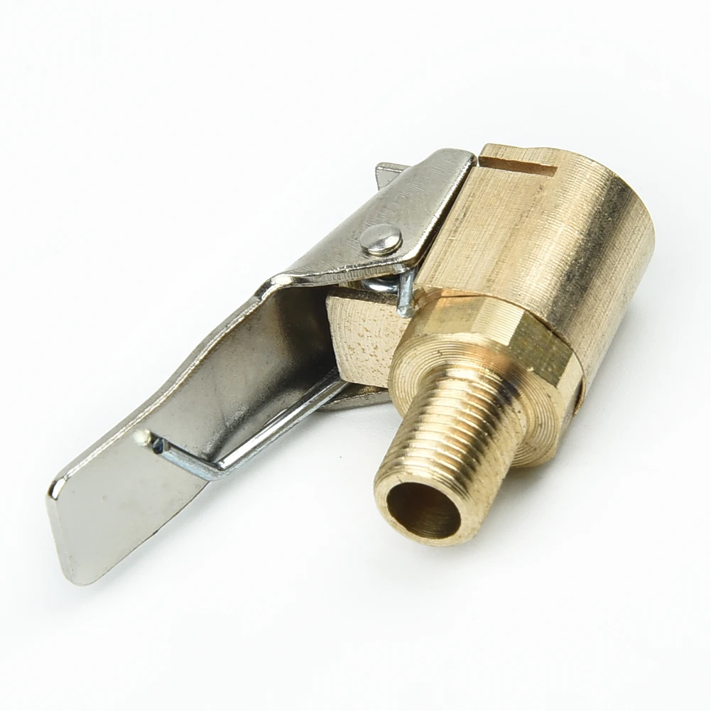

Car Valve Connector Auto Chuck Clip Air pump Inflator Adapter Brass Inflation