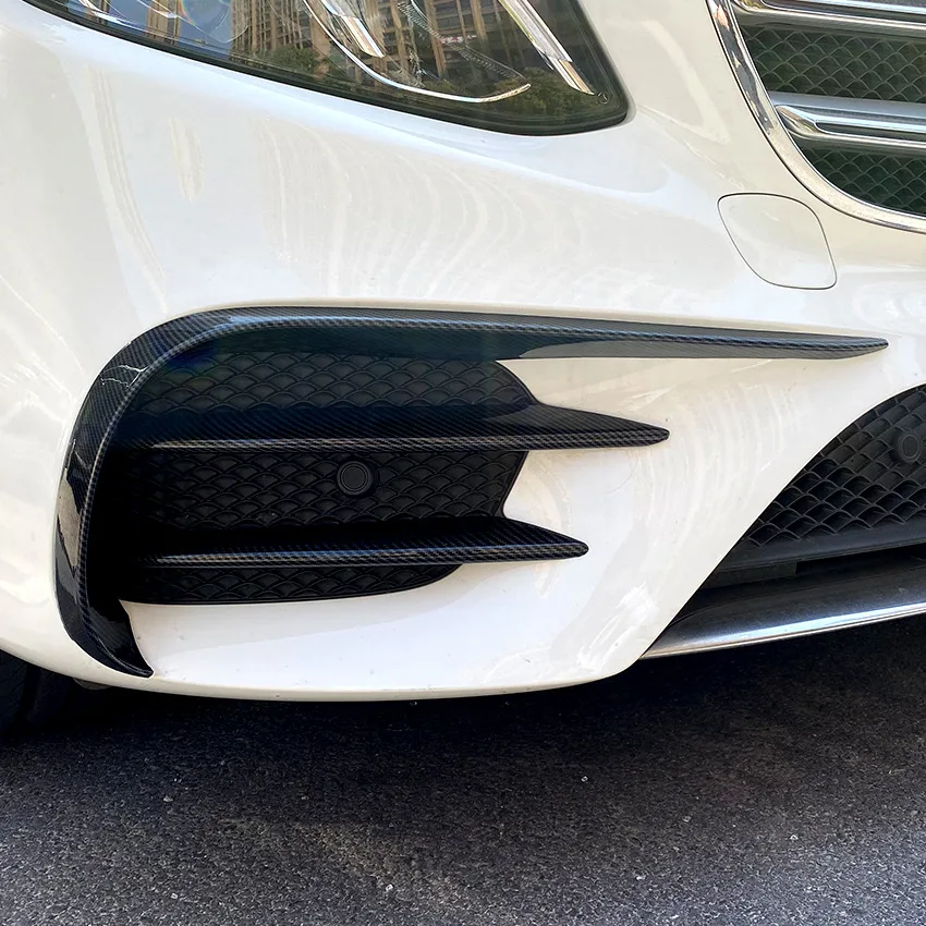 Harga 2021 Cocok Untuk Benz Mercedes E-class W213 2016-2020 E200 260 300 Bar Amg Modifikasi Pisau Udara Depan