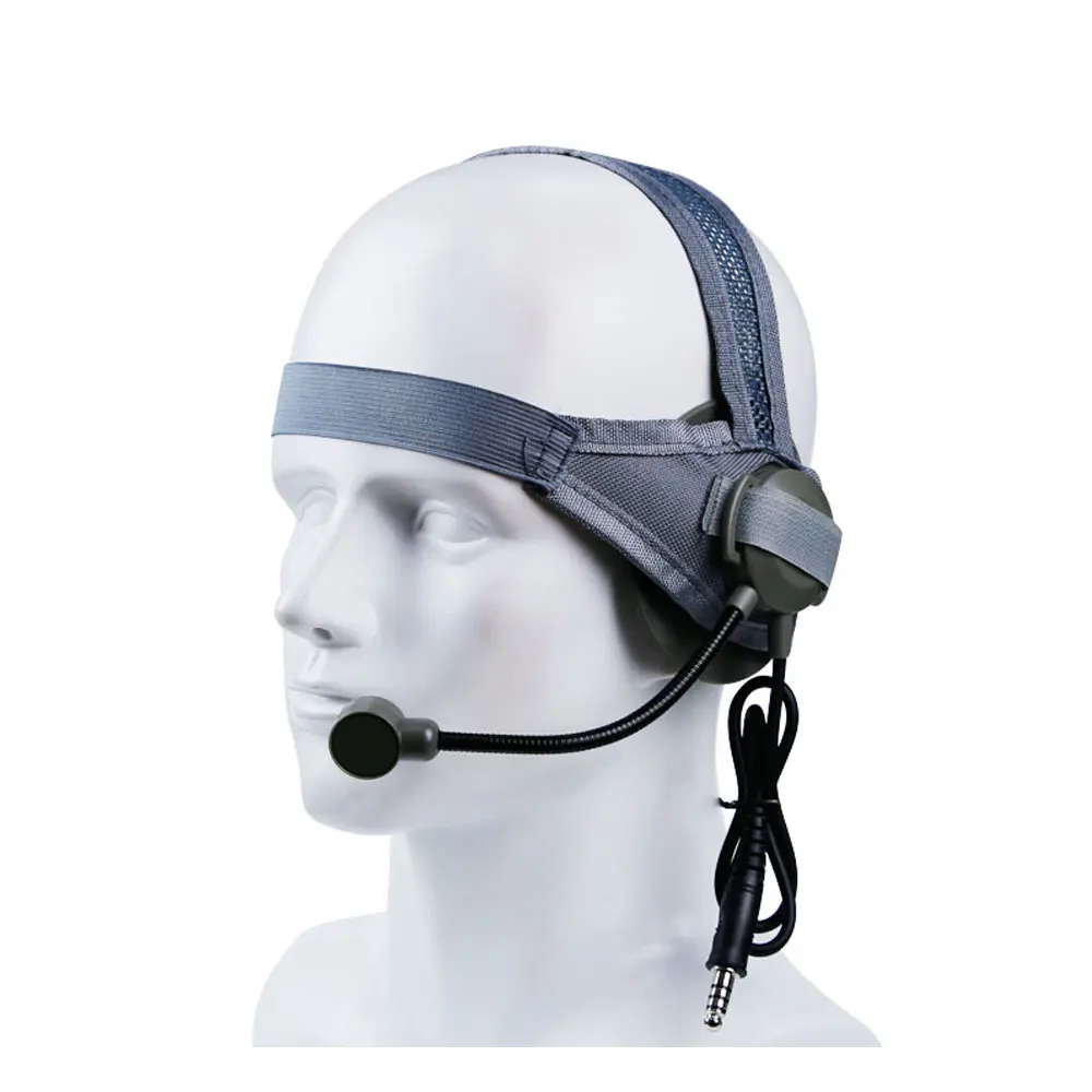 

Tactical Headset Anti-Noise Impact Sound Communication Military Headset For Walkie-Talkie Hearing Protective Hunting Equipment