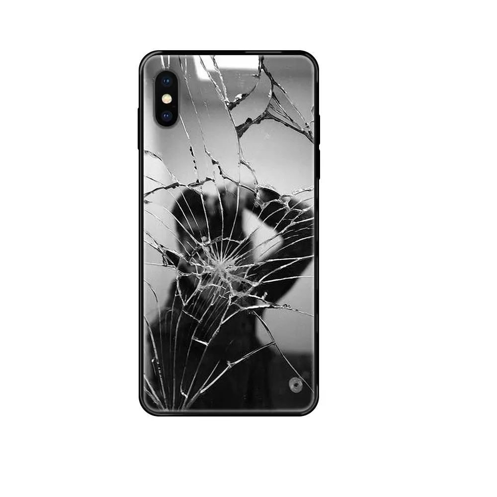 Soft TPU Black Hot Selling For Xiaomi Redmi 3S 4X 4A 5 5A 6 6A 7 7A 8 8A 8T 9 9A K20 K30 S2 Y2 Pro Plus Ultra Broken Mirror | Мобильные