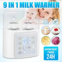 9 in 1 automatic baby bottle warmers intelligent thermostat milk bottle disinfection milk mixer electric milk heater sterilizers