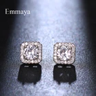 Классические квадратные серьги Emmaya геометрической формы, три цвета на выбор, высококачественные циркониевые украшения для женщин, очаровательный подарок на свадьбу, вечеринку