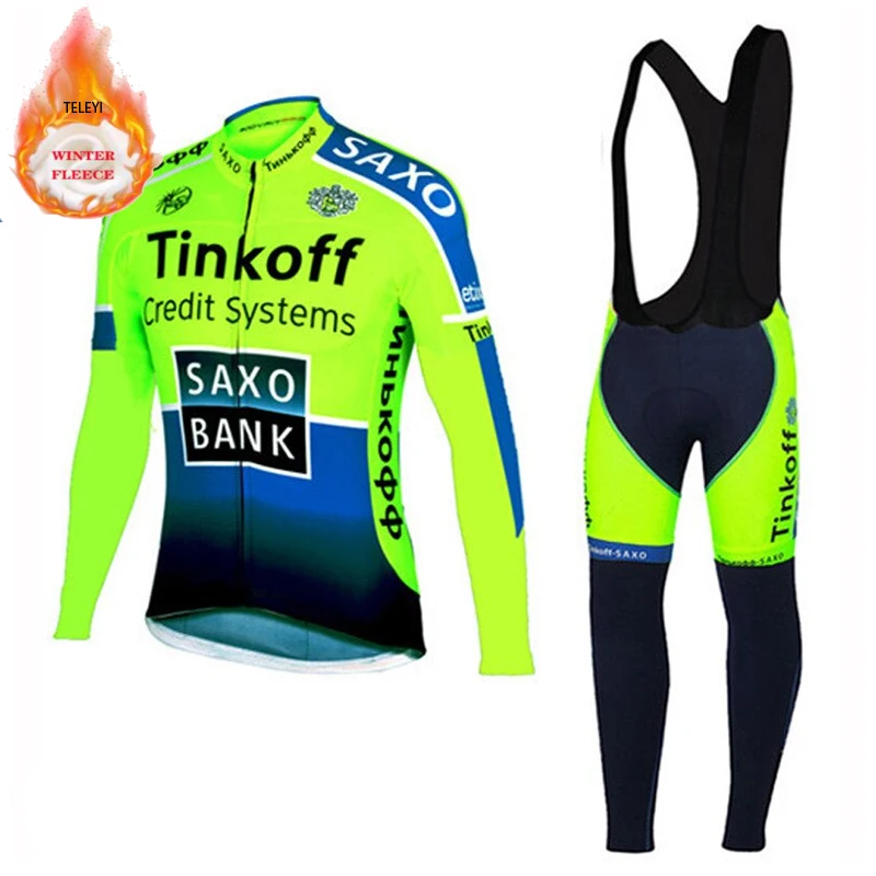 

Tinkoff Зимняя Теплая Флисовая велосипедная одежда, велосипедные штаны, Мужская Профессиональная рубашка, велосипедная одежда, Джерси, спорти...