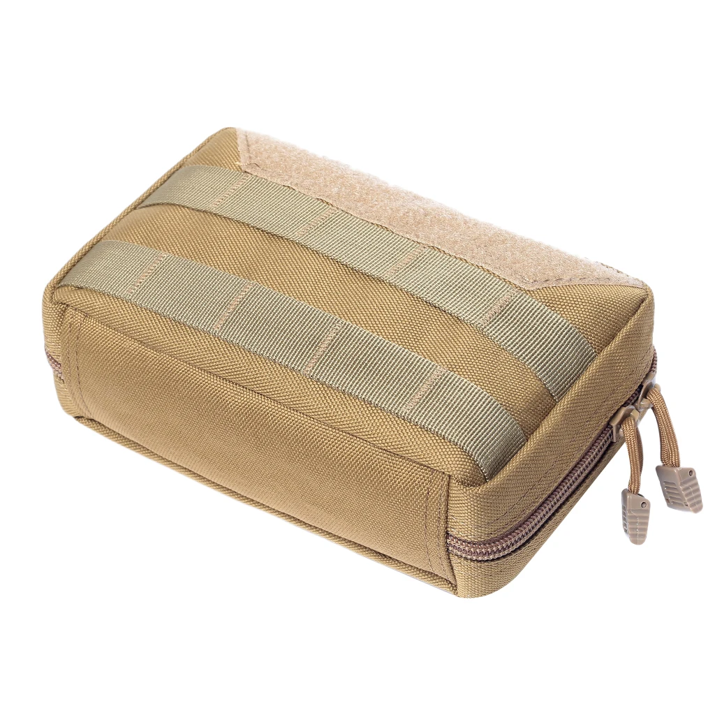 Сумка MOLLE компактная Горизонтальная карта многофункциональные поясные сумки маленький общепользовательский охотничий Мешок Molle - Цвет: Tan