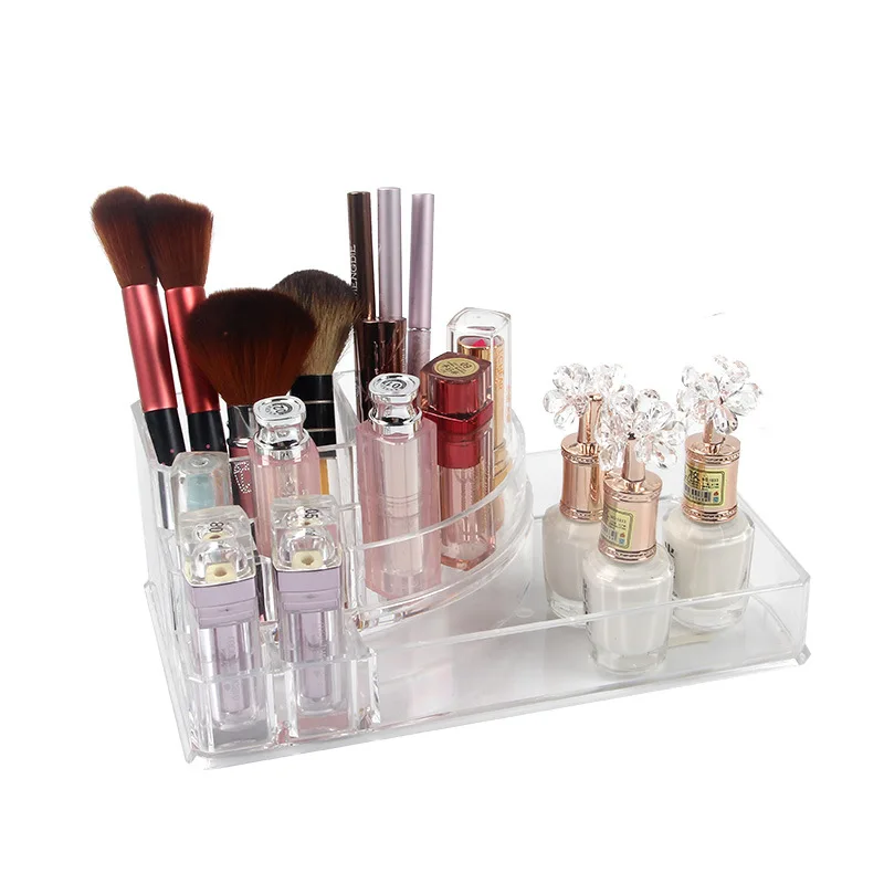 Коробка для хранения губной помады акриловый Настольный комод карандаш бровей