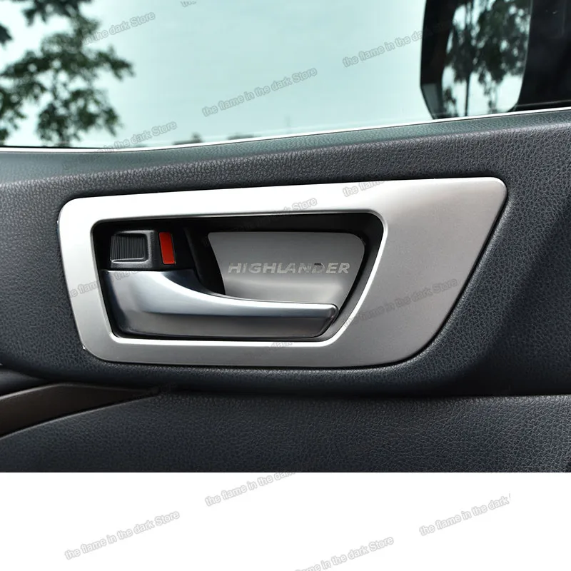 Lsrtw2017 машинки внутренние дверные ручки чаши рамки планки молдинги для Toyota Highlander
