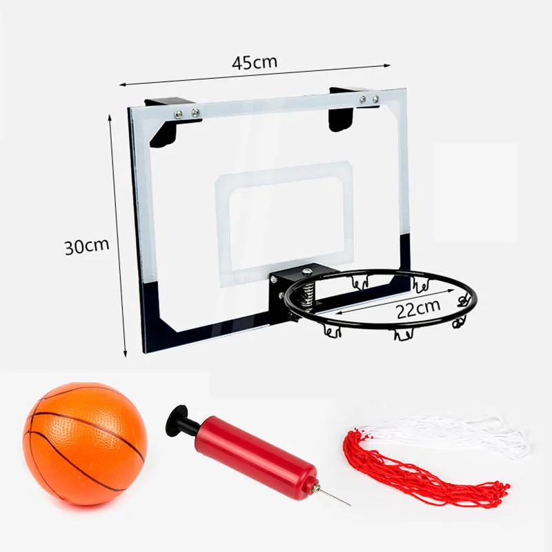 Детский мини баскетбольный набор колец из нержавеющей стали небьющаяся задняя