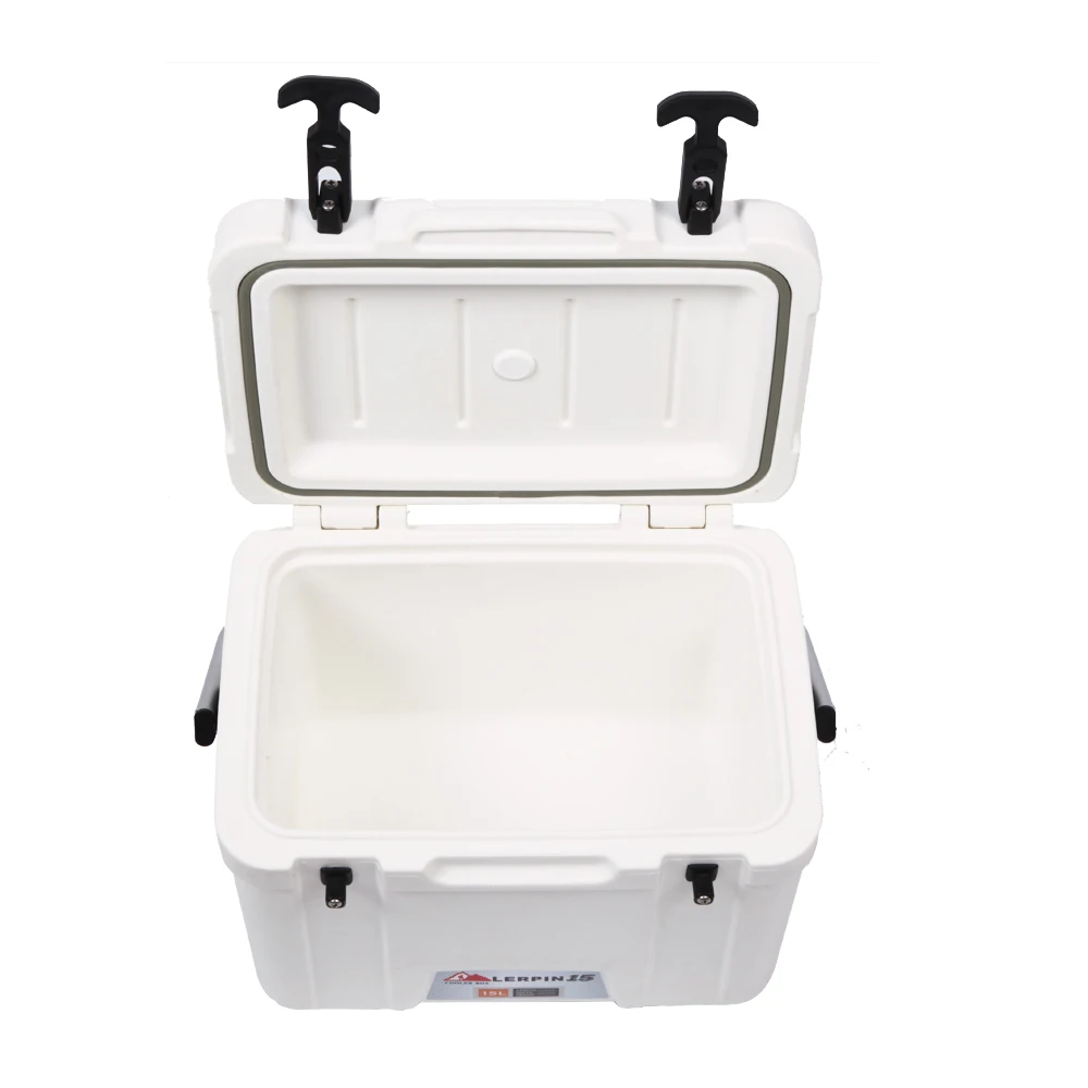 Lerpin Food Grade LLDPE Plastic Portable 15L Insulated Rotomolded Ice Chest Camping Cooler 3 Days Retention | Спорт и развлечения