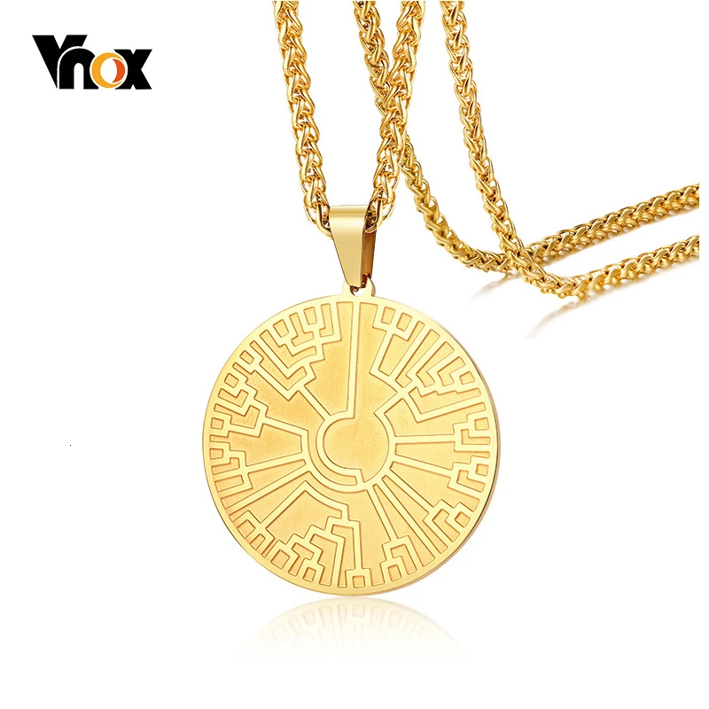 Vnox мужские ретро фитогенные эволюционные Древо жизни кулон ожерелья для женщин