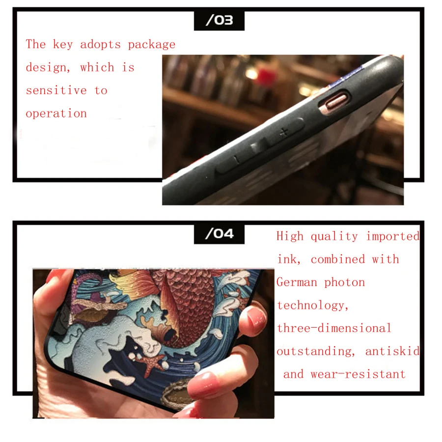 

Phone accessories Relief cases for iphone 11pro max 11 case 6 6s 7 8plus coque iphones xr x xs Anti fall TPU soft back cover