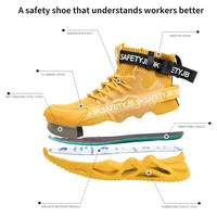 Рабочие ботинки с защитой #1