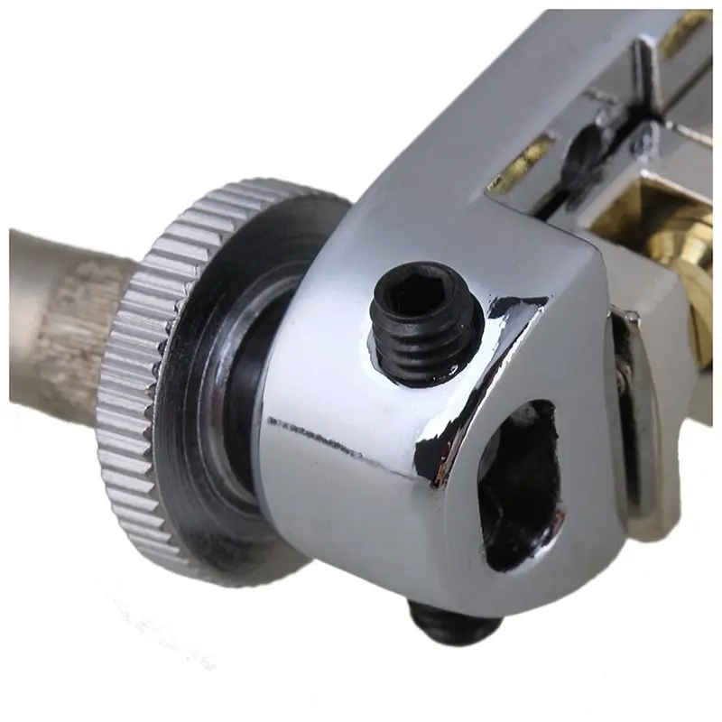 

Roller Saddle Bridge with Posts and Spanner For Electric Guitar Silver