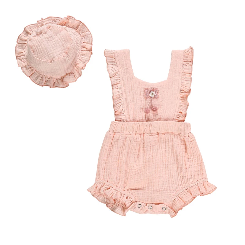 

Детский комбинезон без рукавов, с шапкой