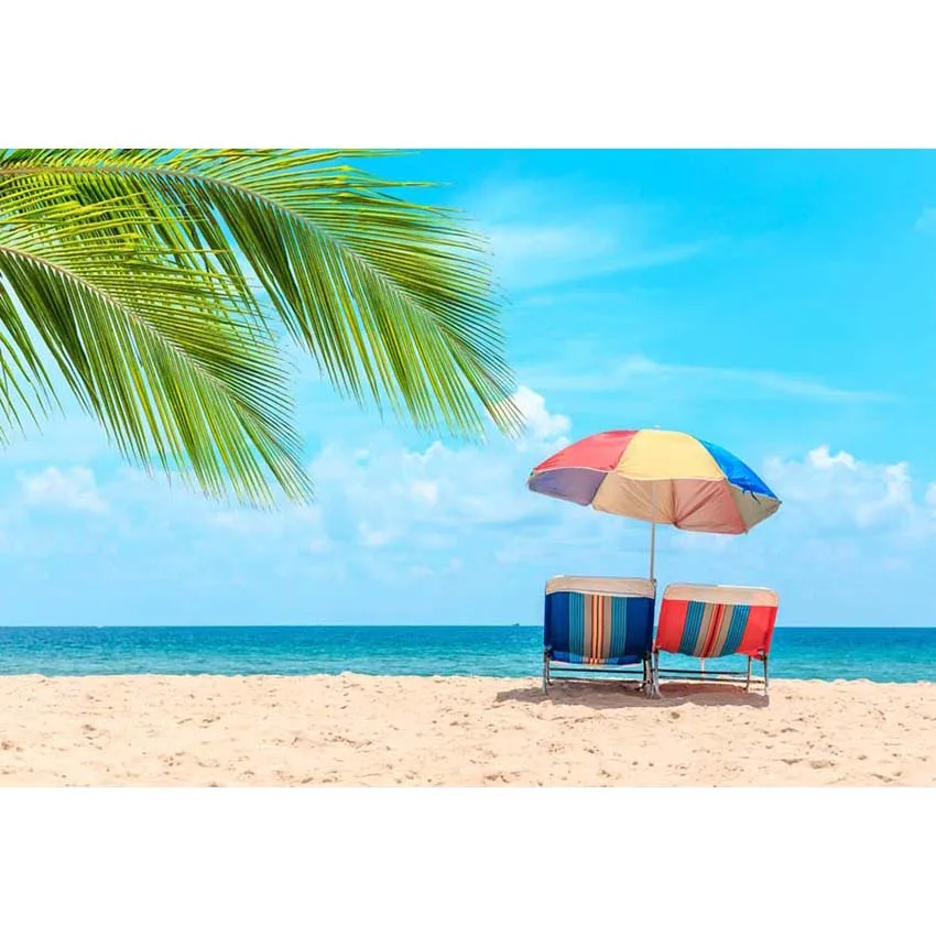 7x5 футов Karon пляж Пхукет Тайланд пляжный зонт летний праздник пользовательский