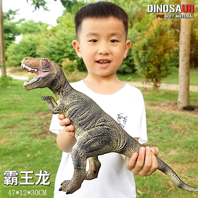 Пластиковая модель динозавра 38 см тираннозавр рекс Раптор парк мира Детские