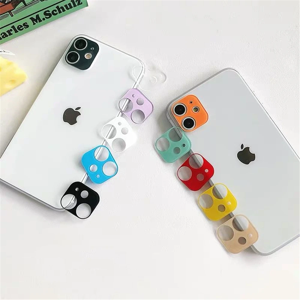 Цветная 9D защитная пленка закаленное стекло для iPhone 11 Pro 12 Max 12Mini защита экрана