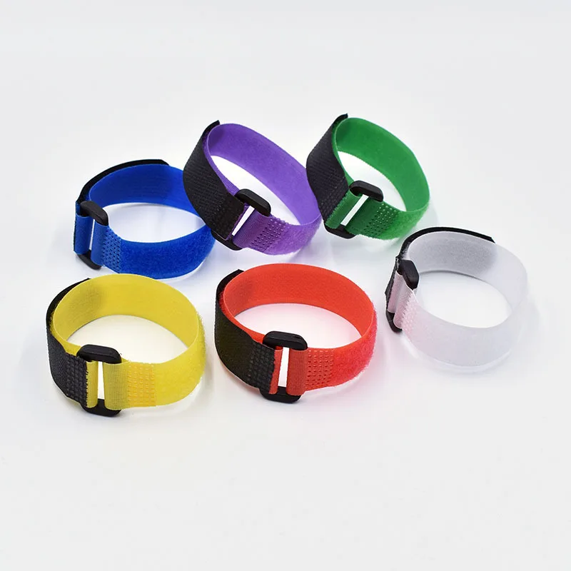 Многоразовый органайзер для проводов 10 шт./лот 20 х2 см цветной нейлоновый кабель